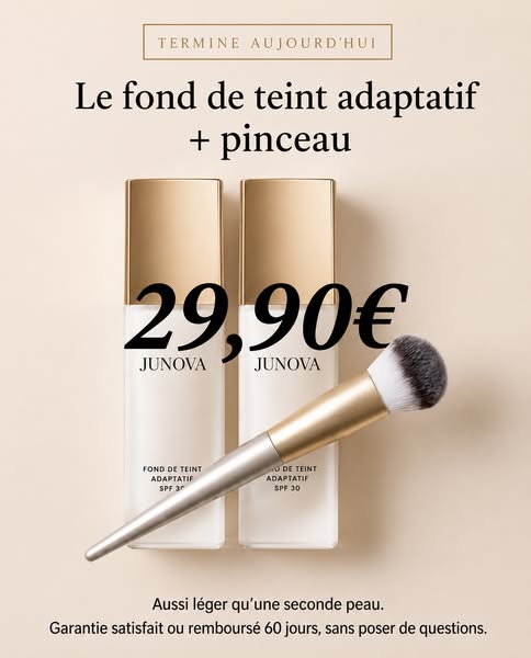 Votre peau, mais plus lumineuse. Enfin.