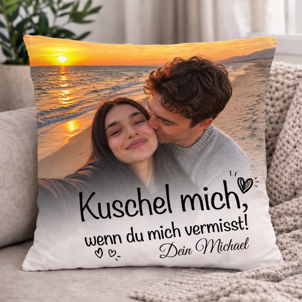 Verschenke ein individuell gestaltetes Kissen