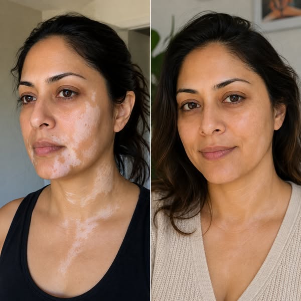 Fast and easy fix for vitiligo.