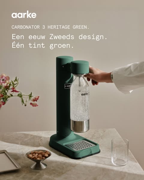 Carbonator 3. Nu in Heritage Green.