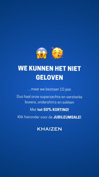 JUBILEUM SALE Tot 50% Korting Op Alles!
