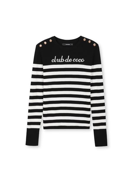 Club De Coco Striped Sweater