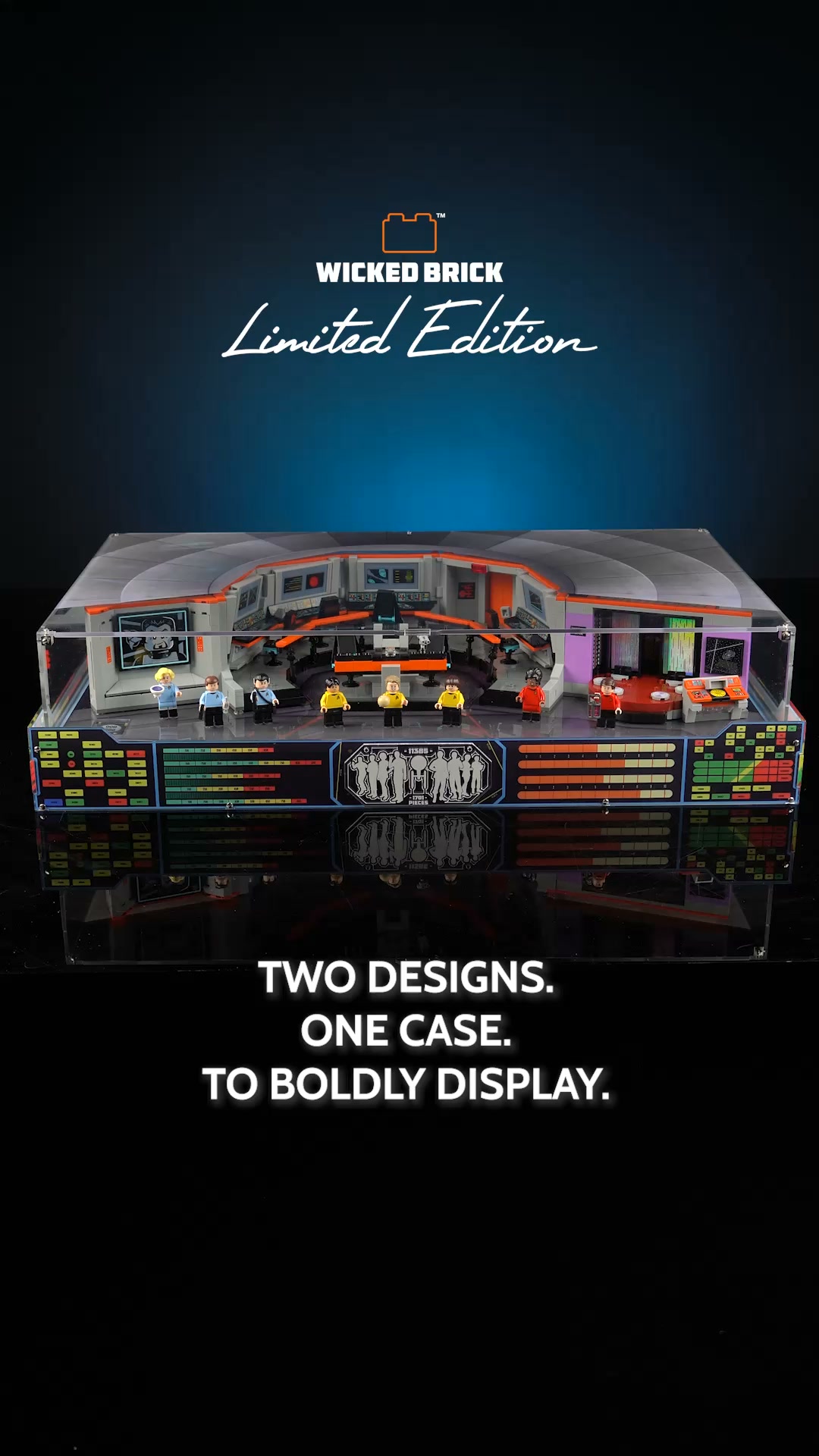 Limited Edition Display Case for LEGO® Icons Star Trek: U.S.S. Enterprise NCC-1701™ Bridge (11385)