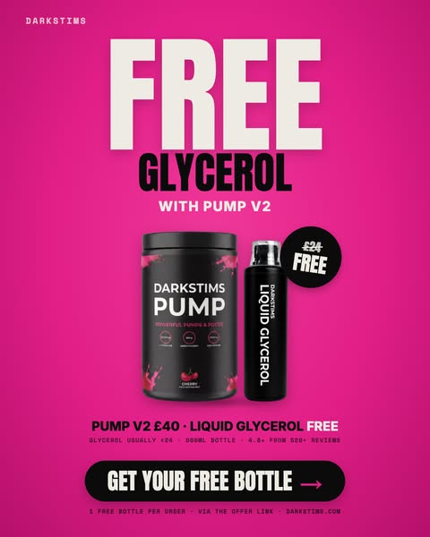 Buy PUMP V2, Get Glycerol FREE