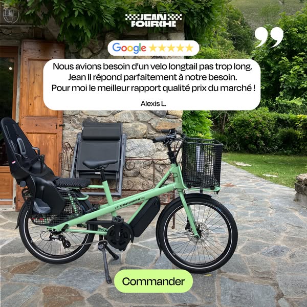 Vélo cargo compact
