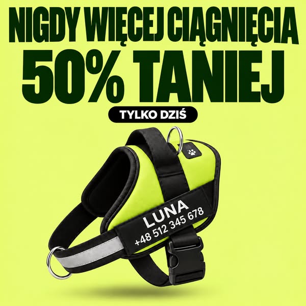 Do 50% taniej – szelki PSIKROK