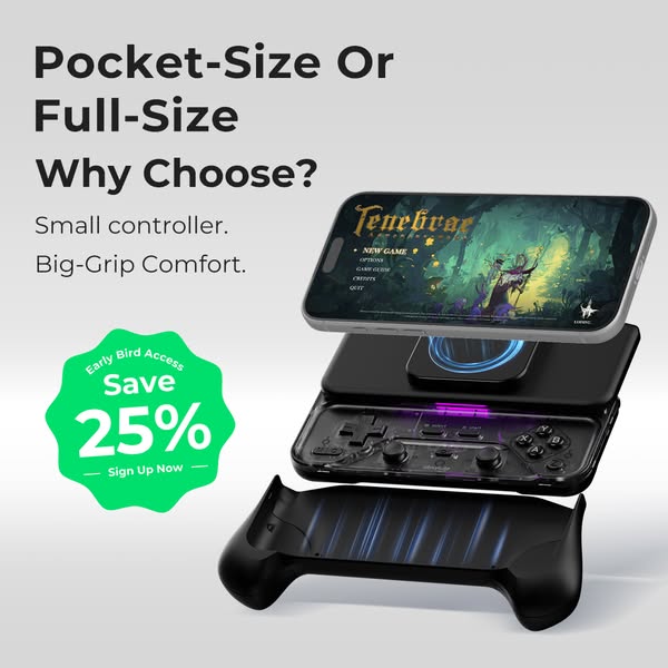 Meet M6: Full Control. Pocketable Design.