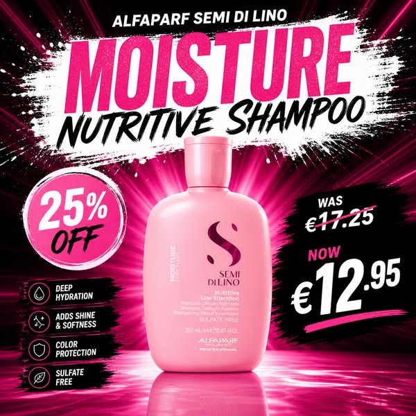 Alfaparf Semi Di Lino Moisture Nutritive Shampoo 250ml