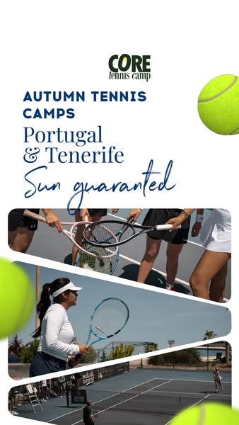 Anúncio de CORE tennis camp