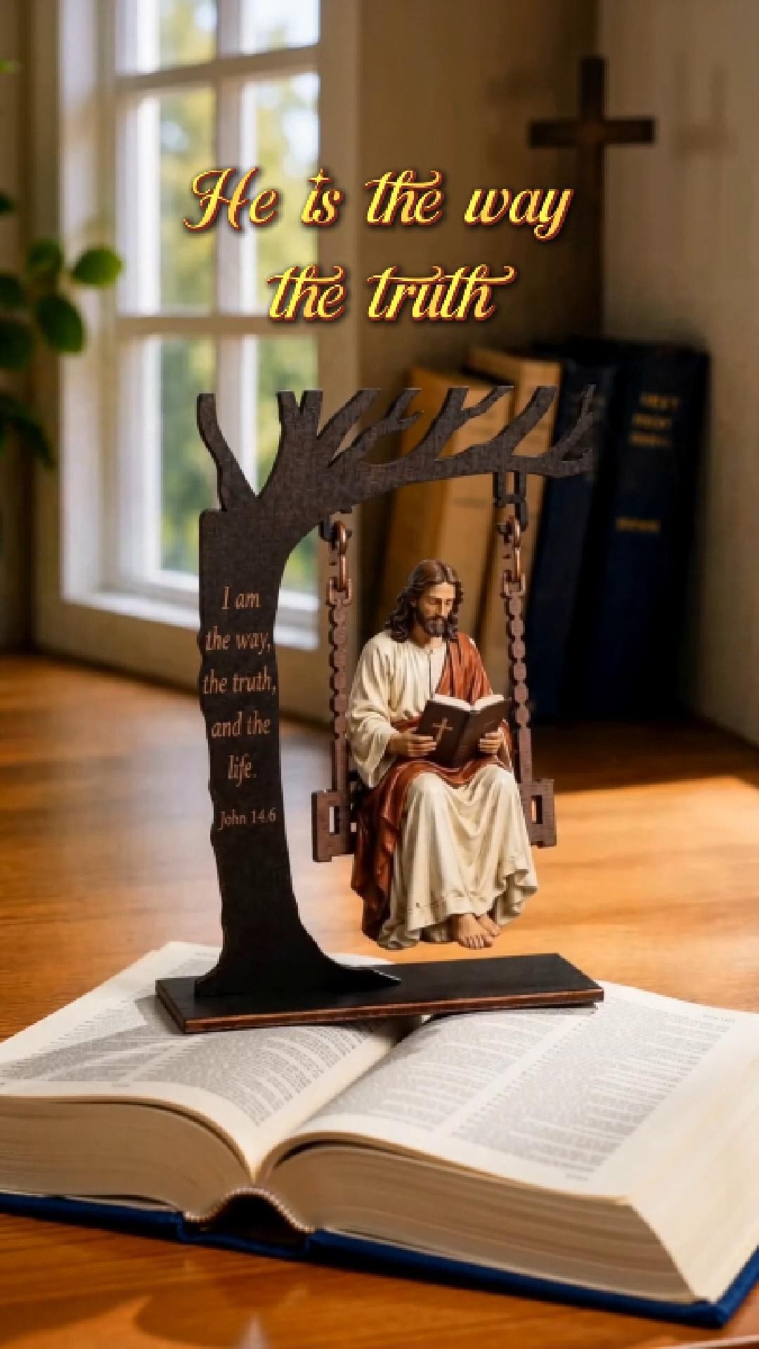 Christian Jesus Swing Ornament