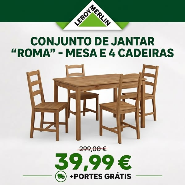 Conjunto de Sala de Jantar Atenas