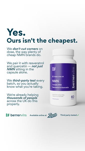 Yes. Our NMN costs more.