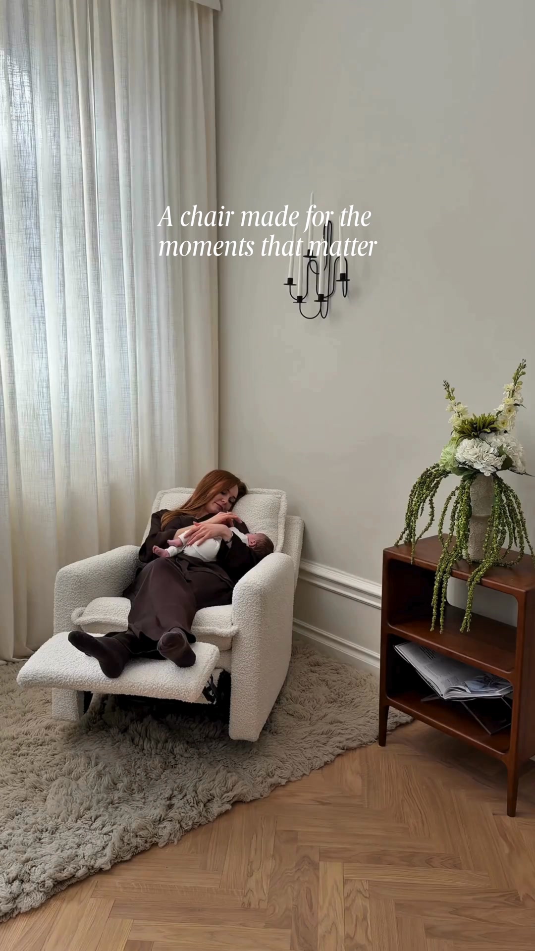Your dream nursery chair just arrived