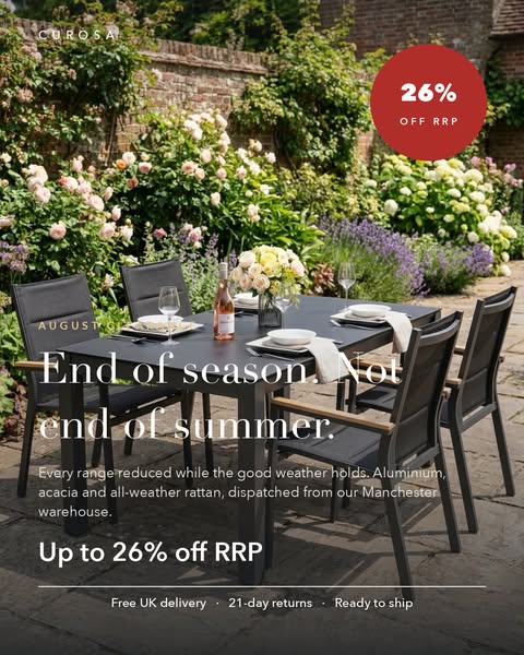 Up to 26% off RRP