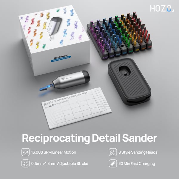 Palm-Sized Precision Sander