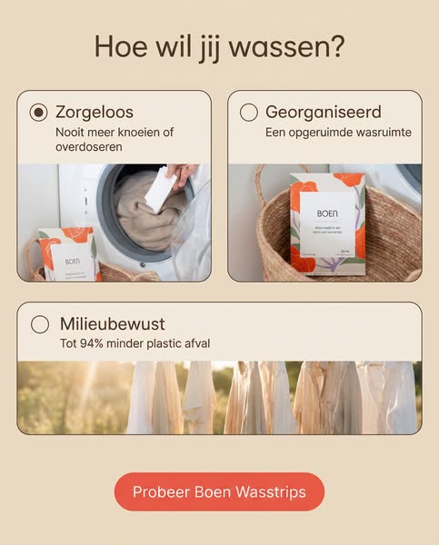 Hoe wil jij wassen? Ontdek Boen!