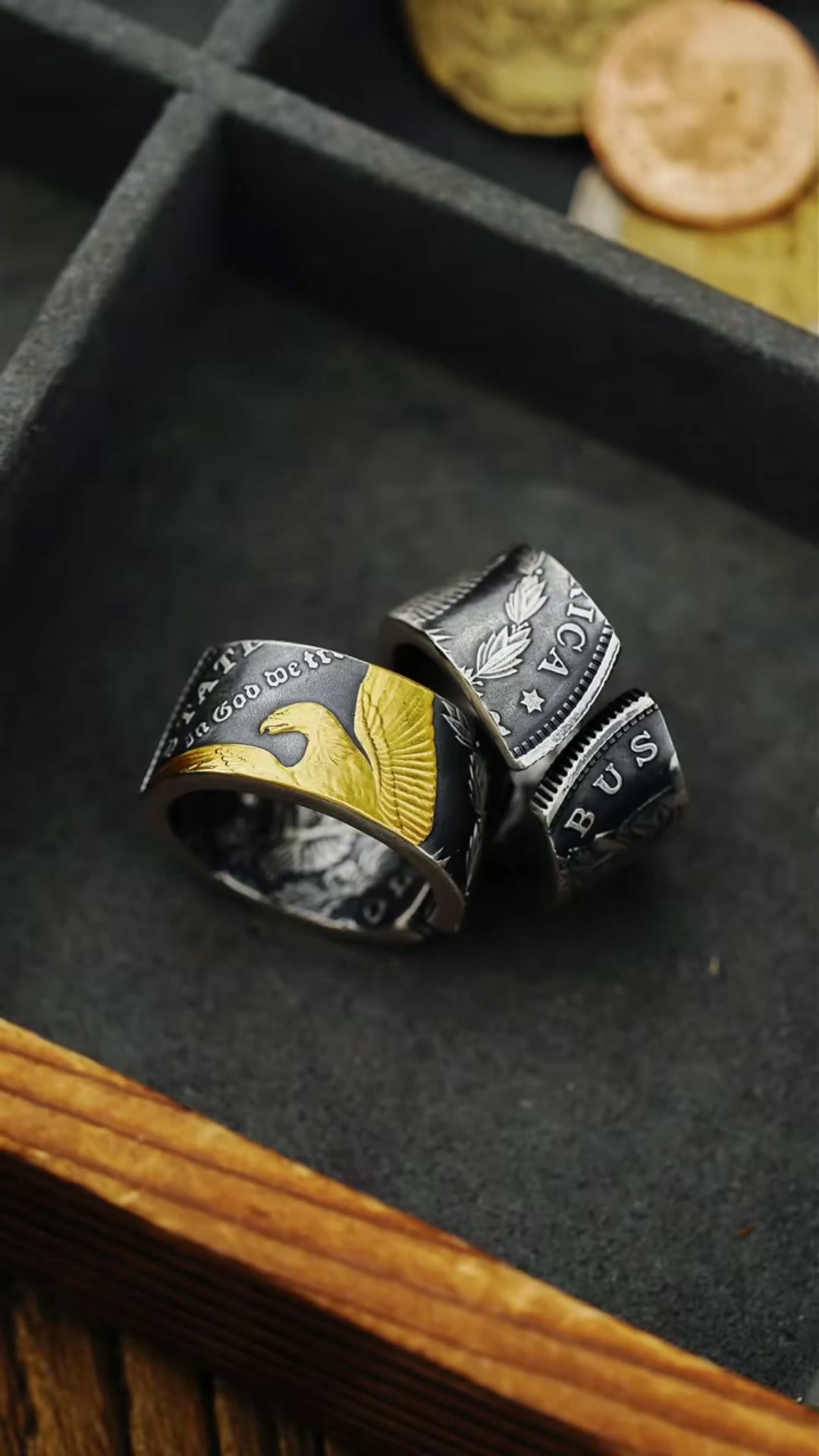 Handmade Morgan Silver Coin Ring & Bangle