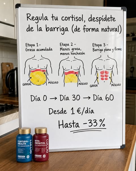 Regula tu cortisol con ingredientes naturales