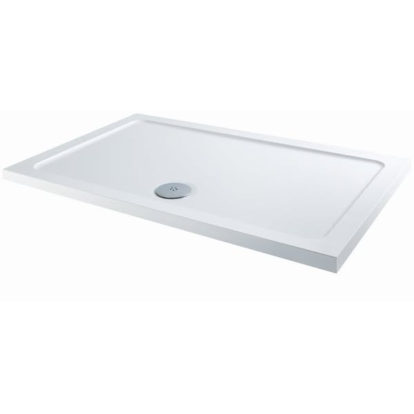 MX Durastone 1100 x 760mm Rectangular Low Profile Shower Tray