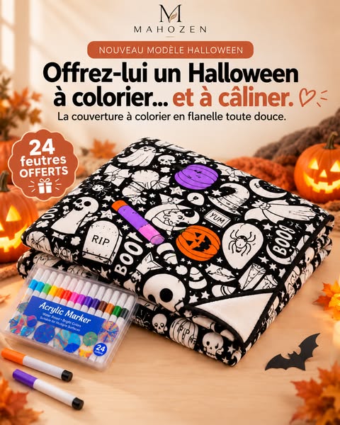 Votre Halloween à colorier et à câliner !