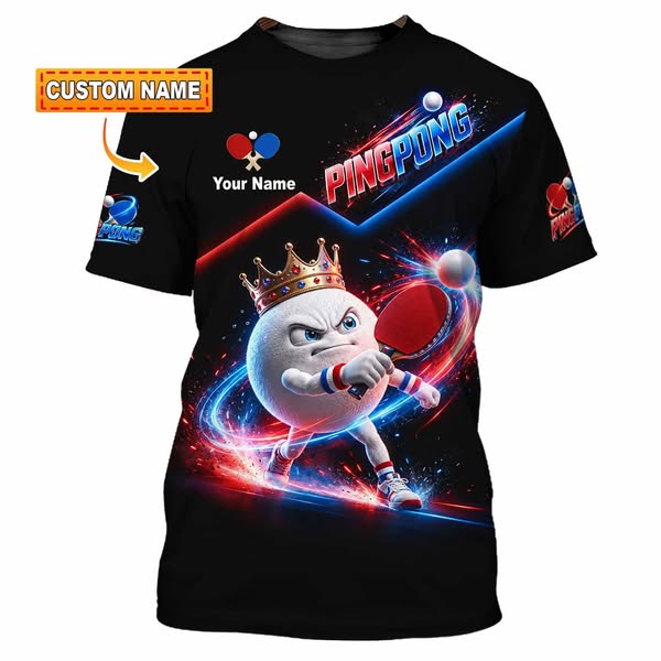 Ping Pong's Perfect Shirts Custom Name for You!