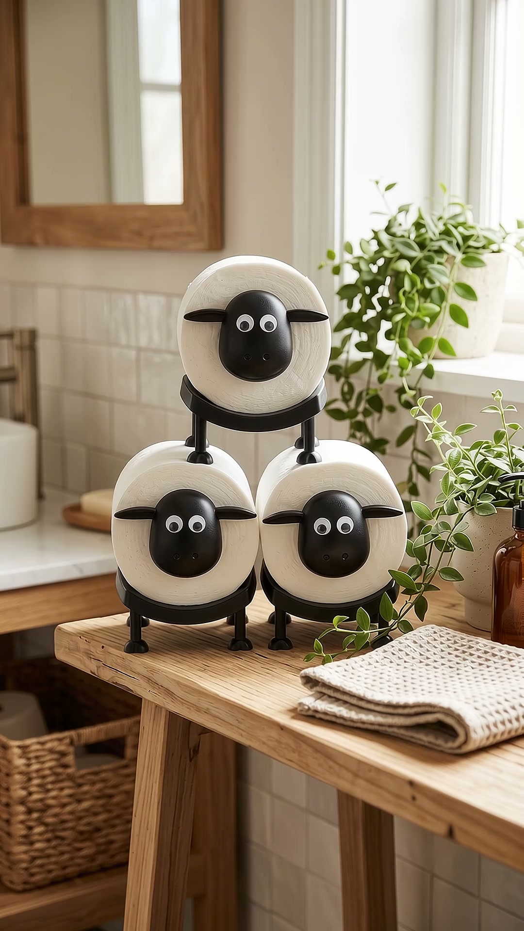 The Cutest Way to Store Your Toilet Rolls!
