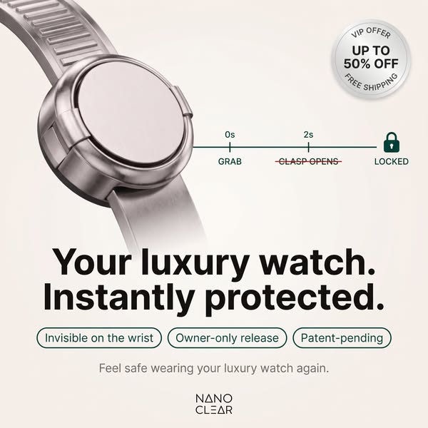 Anti-Theft Lock for Luxury Watches