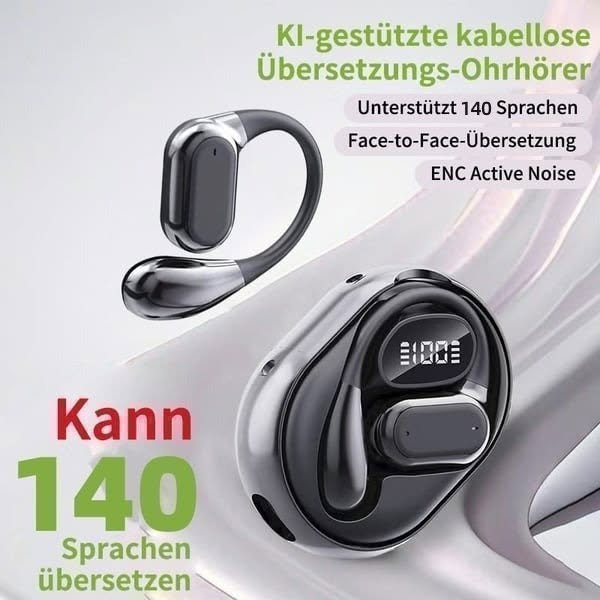 AI-Übersetzung Kabellose OWS Bluetooth 5.4-Ohrhörer(kompatibel mit iOS und Android)