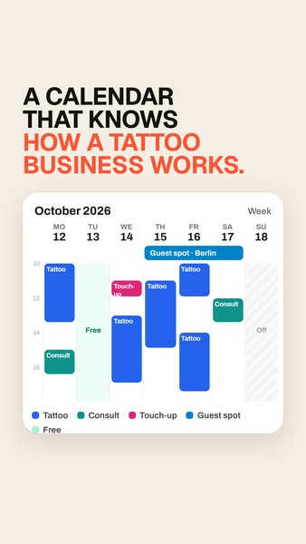 Built around tattoos, not meetings