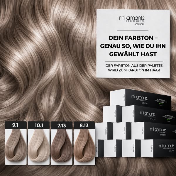 Die Farbe hält - ohne das Haar zu schädigen.