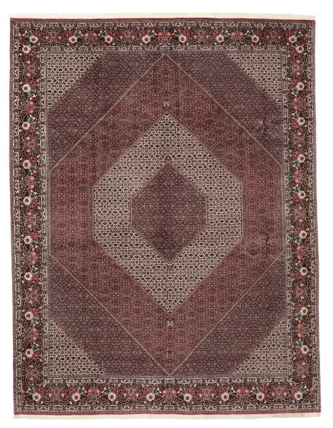 Hand Knotted Bidjar Takab/Bukan Rug 301X396 Oriental Wool Red/Dark Red Large
