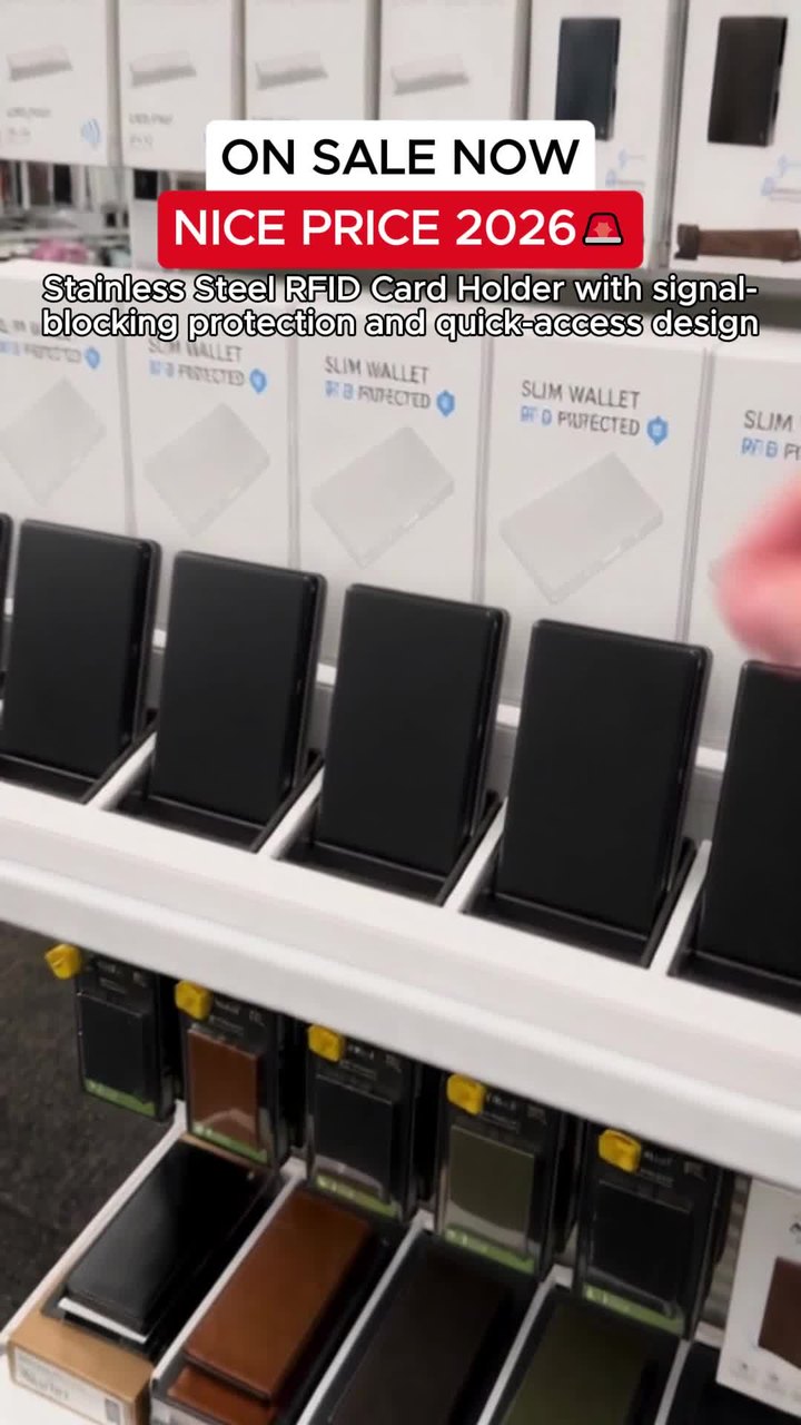 RFID-Blocking Credit Card Holder