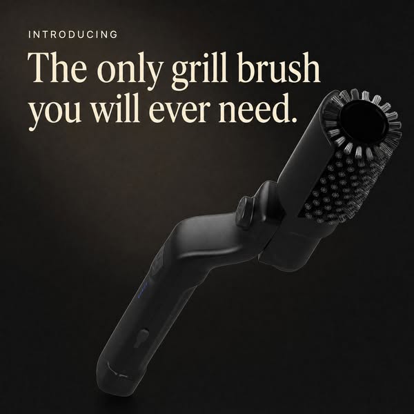 The First Cordless Electric Grill Brush | 50% Off