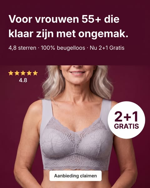 Voor vrouwen 55+ die klaar zijn met ongemak
