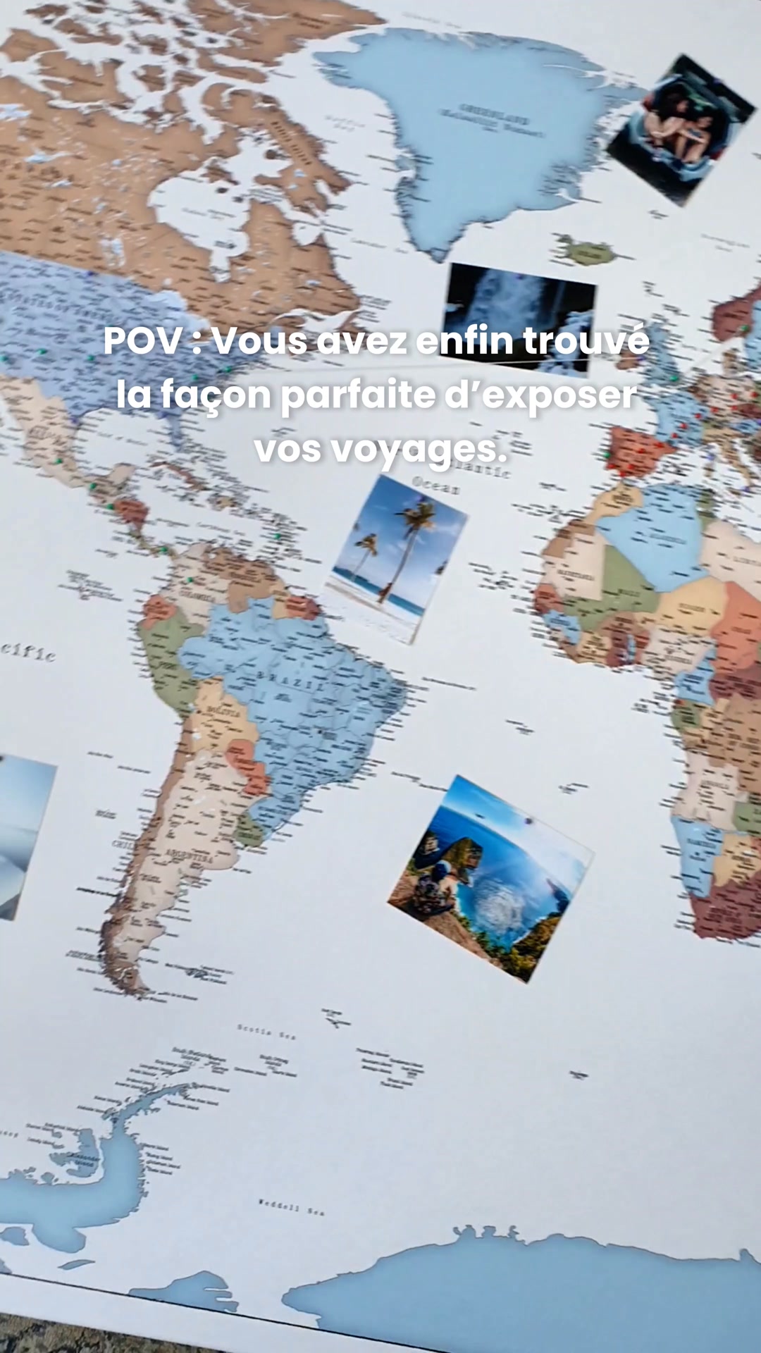 Épinglez les endroits que vous avez visités