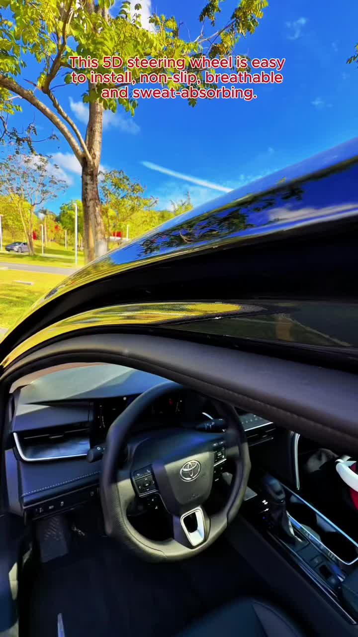 Premium Nappa Steering Wheel Cover