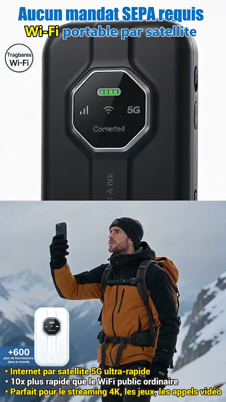 Routeur WiFi 6 Satellite Portable: 2 pièces pour 65.00€ seulement !