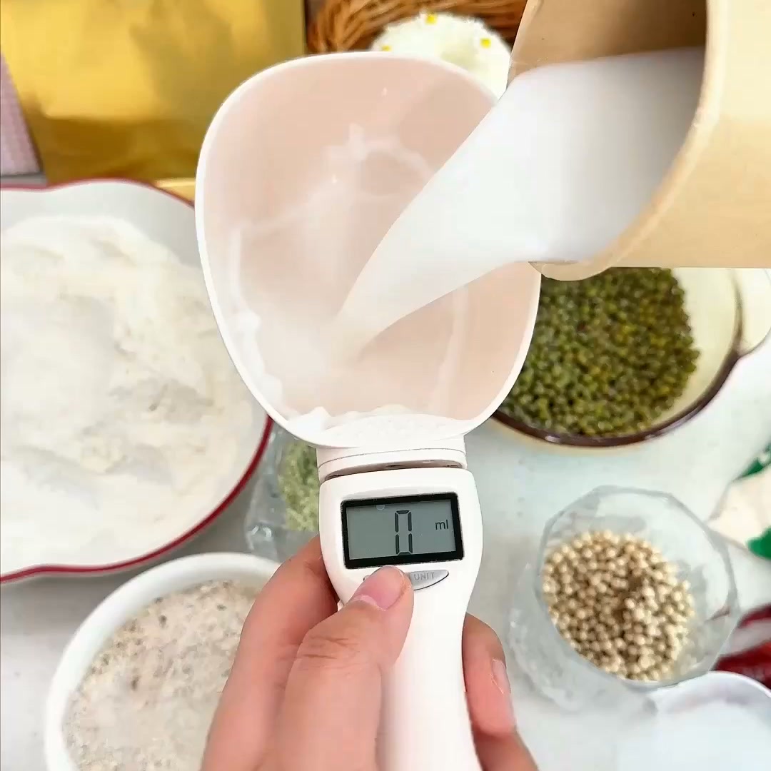 ChefEase™ Digitaalinen Mittalusikka LED-Näytöllä | Elektroninen Lusikkavaaka 1g Tarkkuudella
