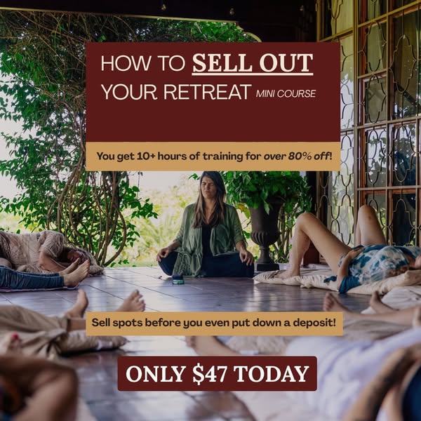 The Sold Out Retreat Method