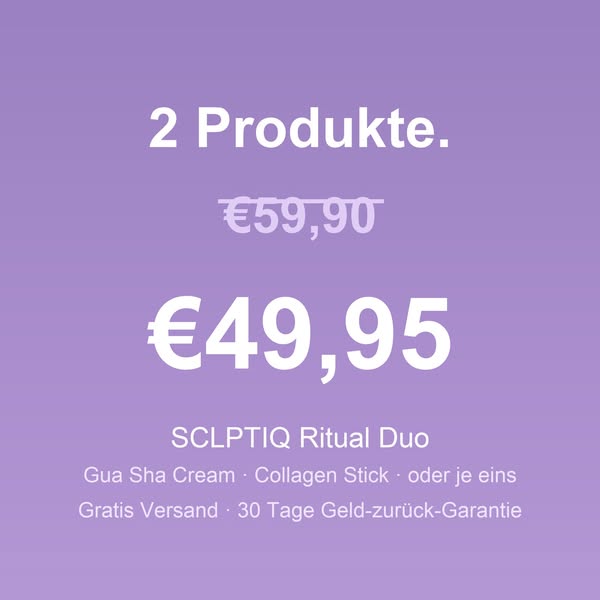 SCLPTIQ Ritual Duo – Skincare-Set in zwei Schritten