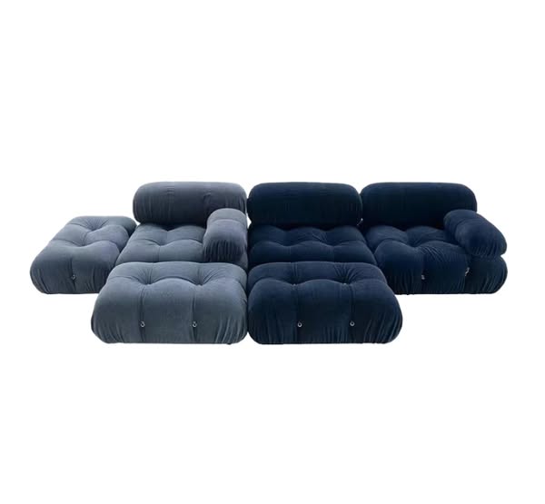 Plush Tufted Sofa For Cozy Family Relaxation Moments