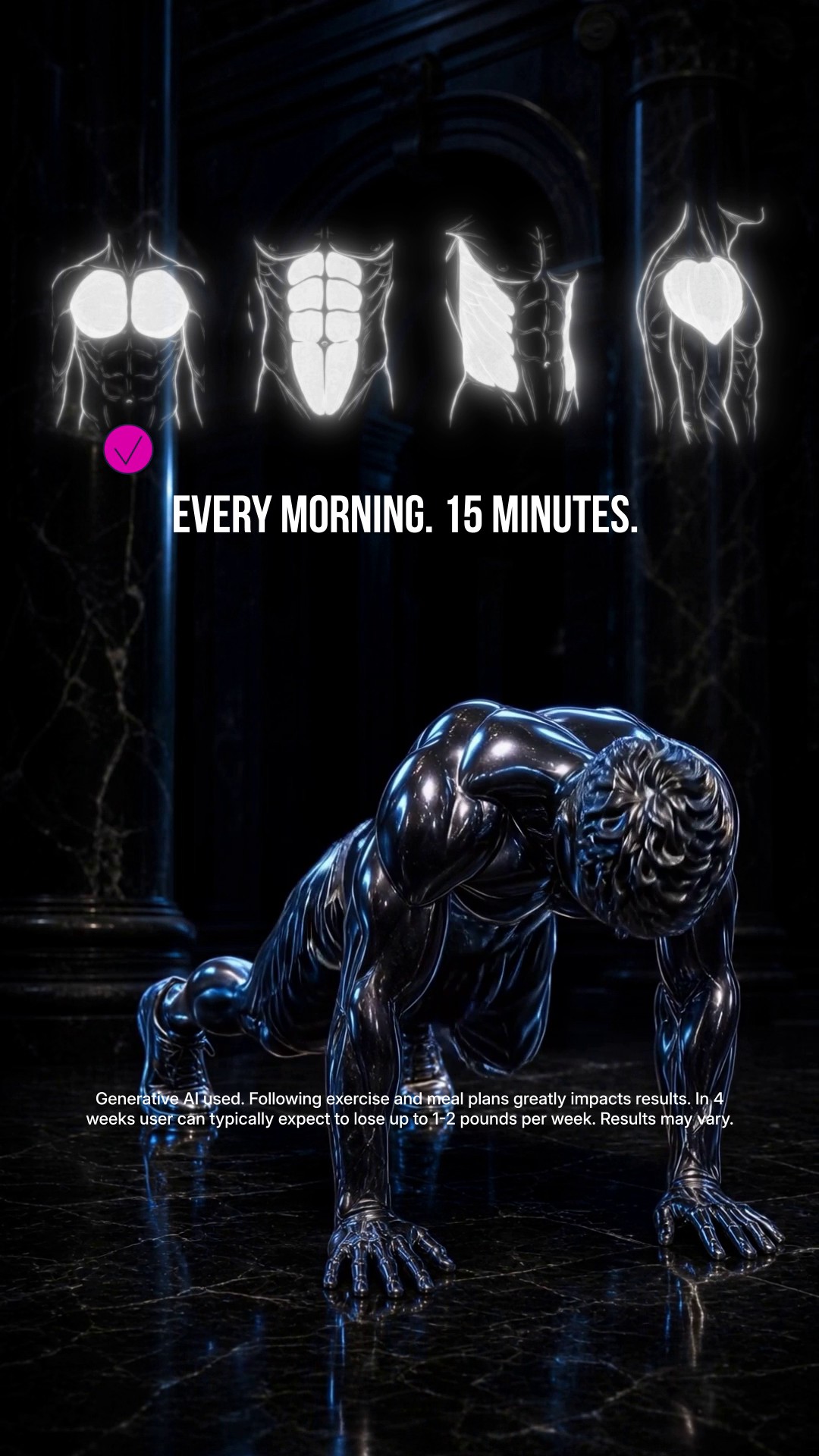 For Big Guys: Start Fifteen Today. Build Steady Strength.