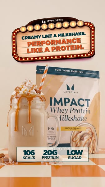 Our creamiest Impact Whey Protein ever.