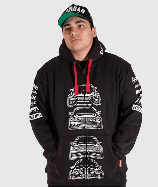 Hardtuned Men's Lexus/Toyota Hoodie - Zip-Up - Hooded - Graphic, S