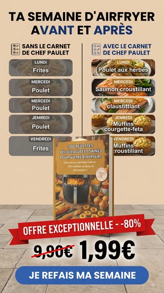 300 Recettes Spécialement Conçues pour le AirFryer !