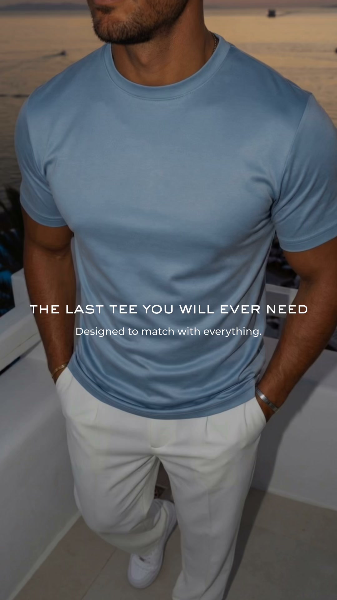The tee you grab when you don't want to think.