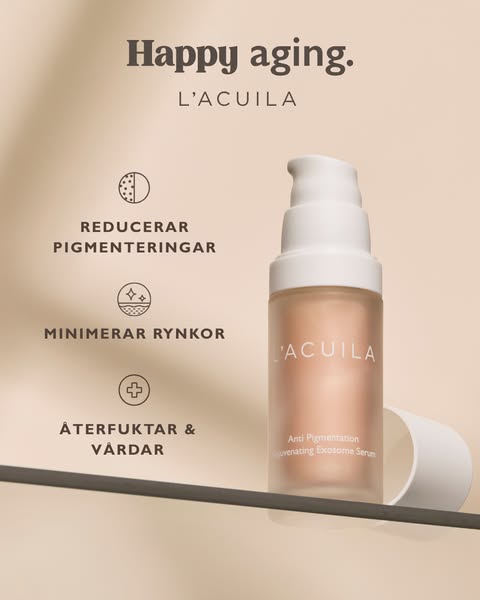 Aktivt serum med pigmenteringar i fokus