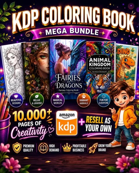 Coloring Books With Resell Rights!