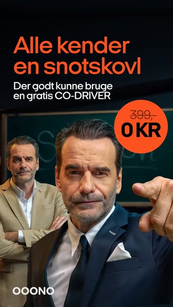 Nominer en snotskovl, send en CO-DRIVER
