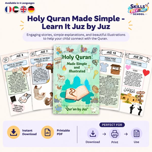 All 30 Juz, Illustrated & Explained